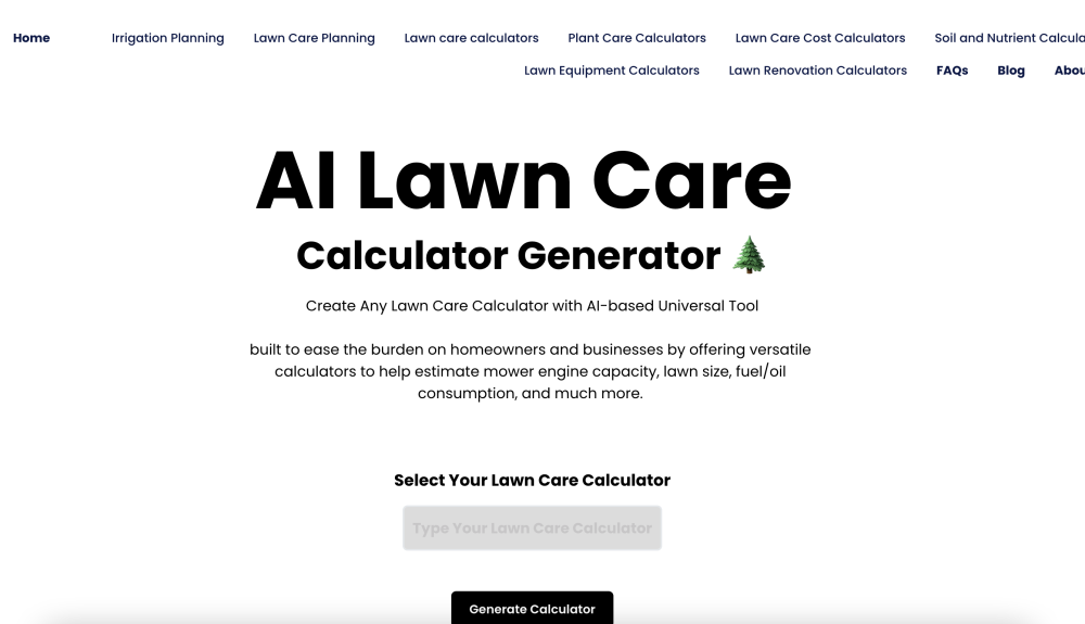 Lawn Care Calculators