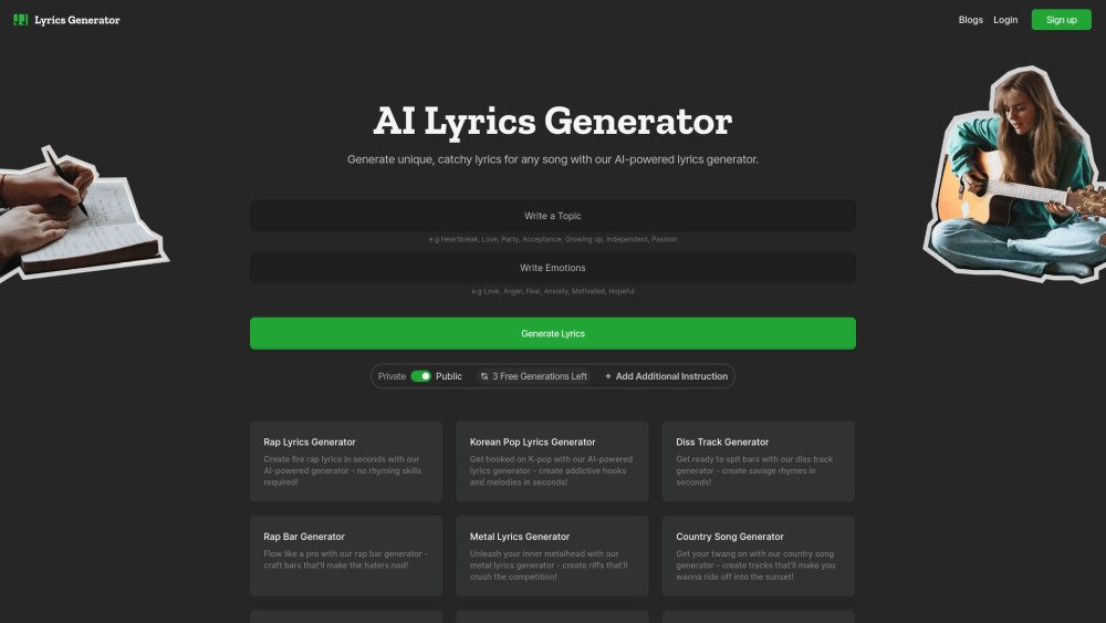 LyricsGenerator.com
