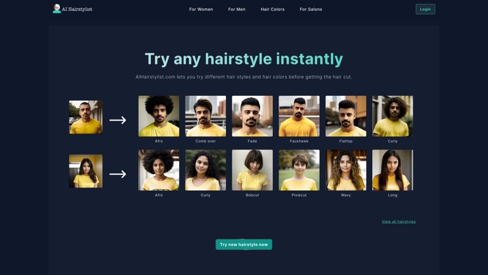 AI Hairstyle Changer