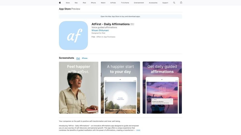 AtFirst - Daily Affirmations