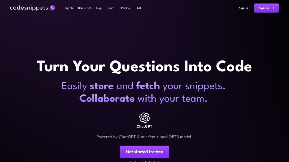 Code Snippets AI