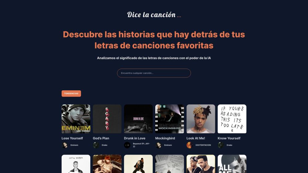 Dice la canción