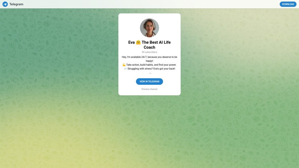 Eva 🤗 The Best AI Life Coach