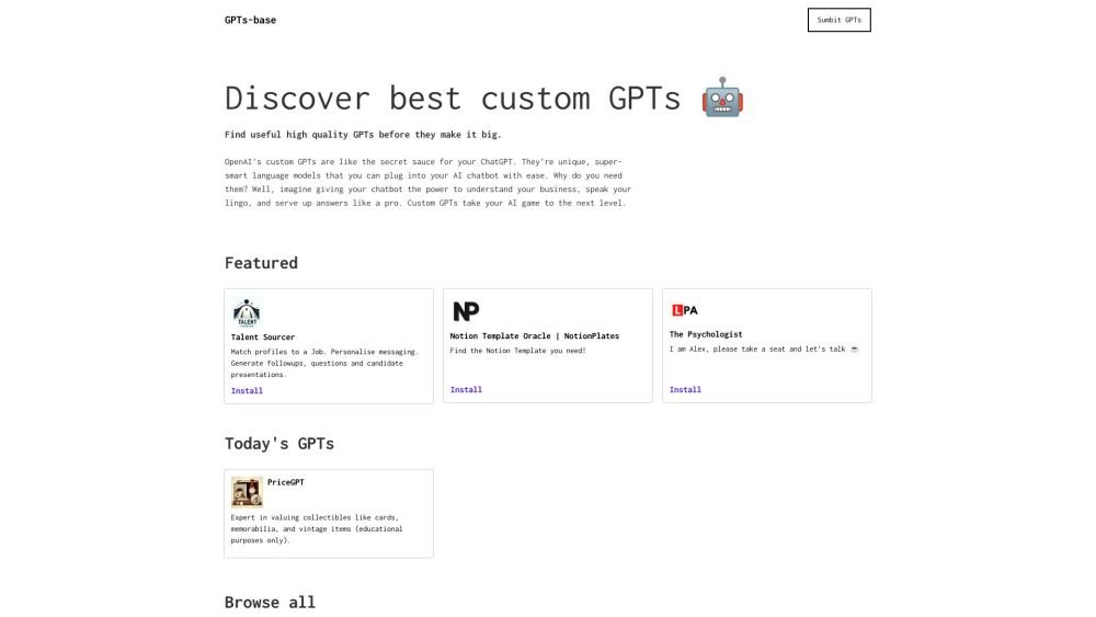 GPTs Base