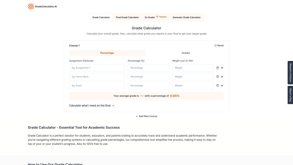 GradeCalculator.AI