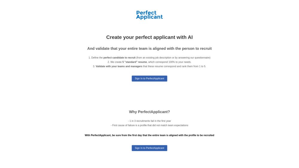 PerfectApplicant