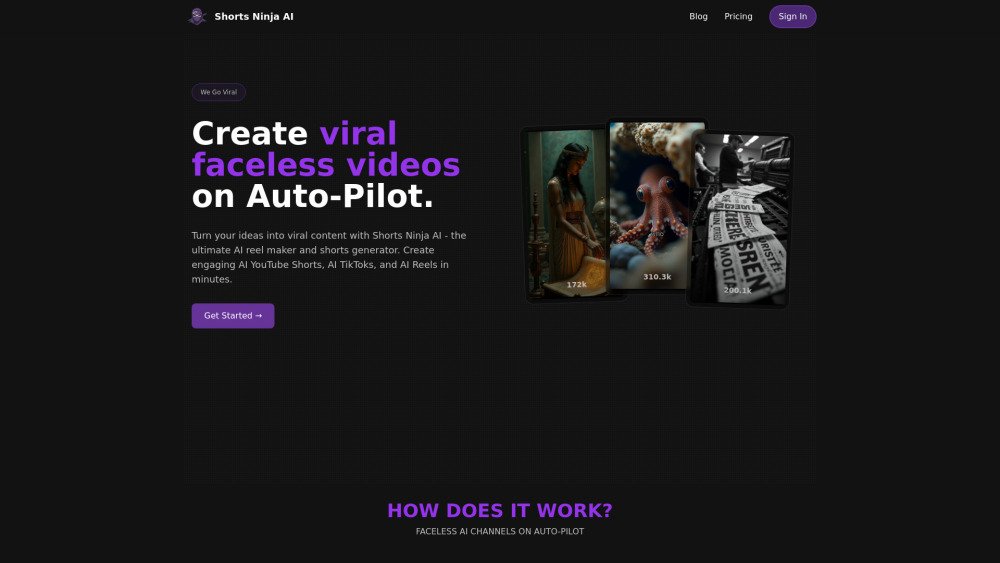 Faceless Ninja AI