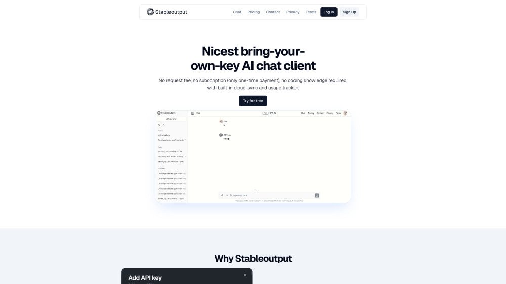 Stableoutput