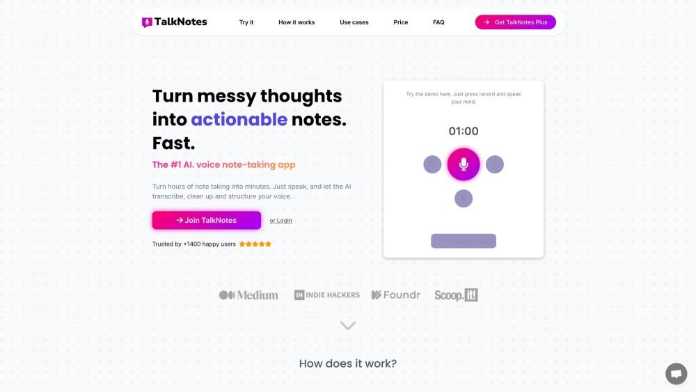 Talknotes