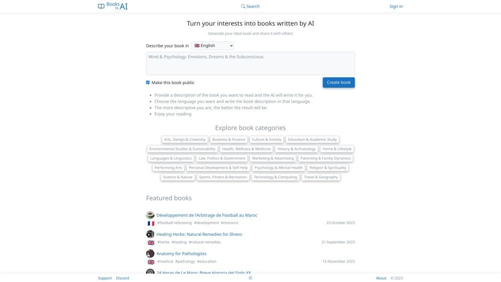 AI Book Creator