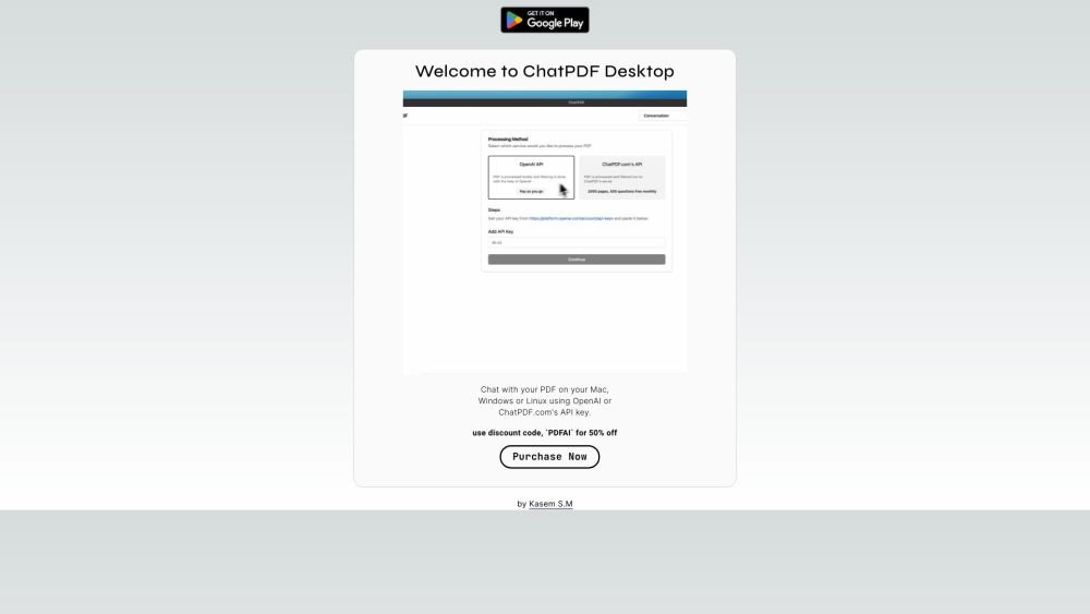ChatPDF Desktop