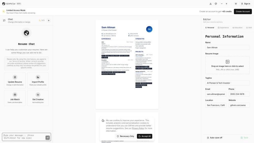 GitFolio