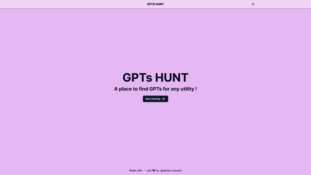 GPTsHunt