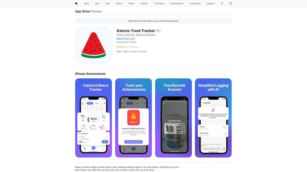 Kalorie: Food Tracker