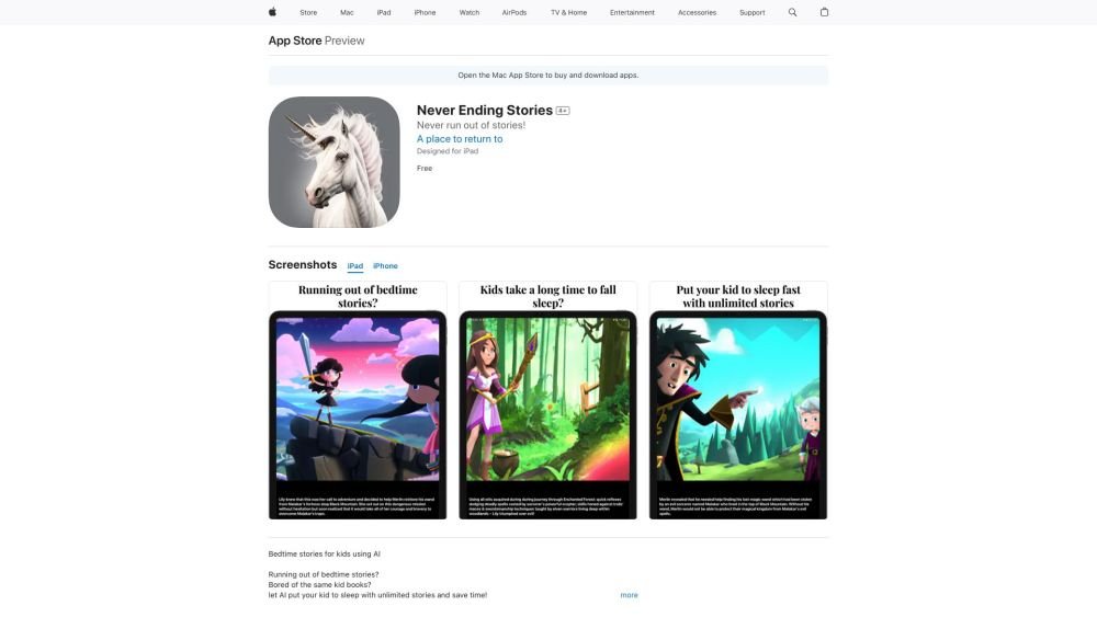 Neverending Stories:kids books