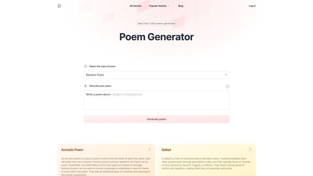 PoemGenerator.com