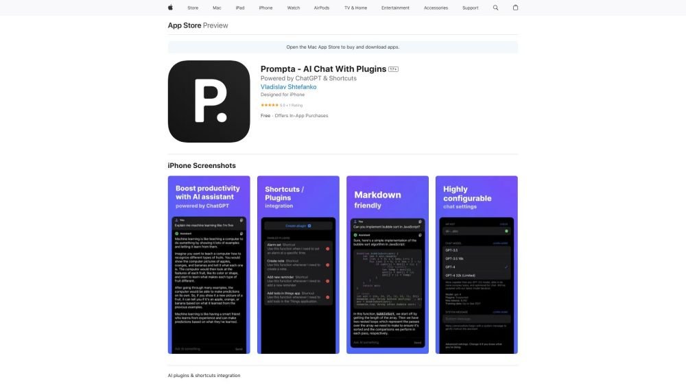 Prompta: AI Chat Bot Assistant