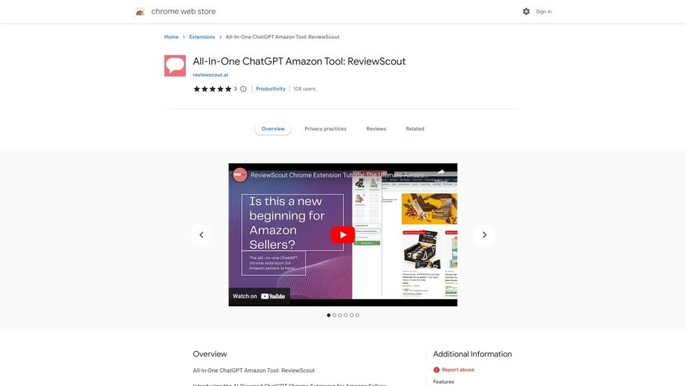 ReviewScout - Chrome Extension
