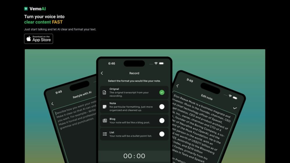 Vemo - AI Meeting Note Taker