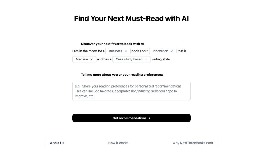 NextThreeBooks.com